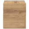 vidaXL Sieninė naktinė spintelė, artisano ąžuolo, 45x26x28,5cm