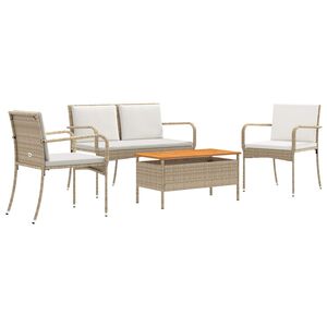 vidaXL Sodo komplektas su pagalve plienas