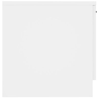 vidaXL Naktinė spintelė, baltos spalvos, 40x39x40cm