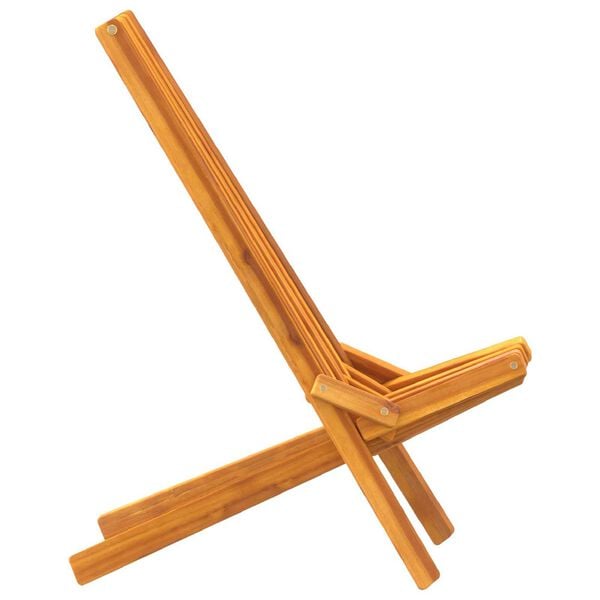 vidaXL Sulankstomos sodo kėdės 2 pcs Ruda 56 x 69 x 84 m