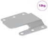 vidaXL Lygaus montavimo laikiklis 419 Sidabro 75 x 66 x 1,4 mm Plienas