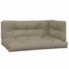 vidaXL Palečių pagalvėlės, 3vnt., taupe spalvos, audinys