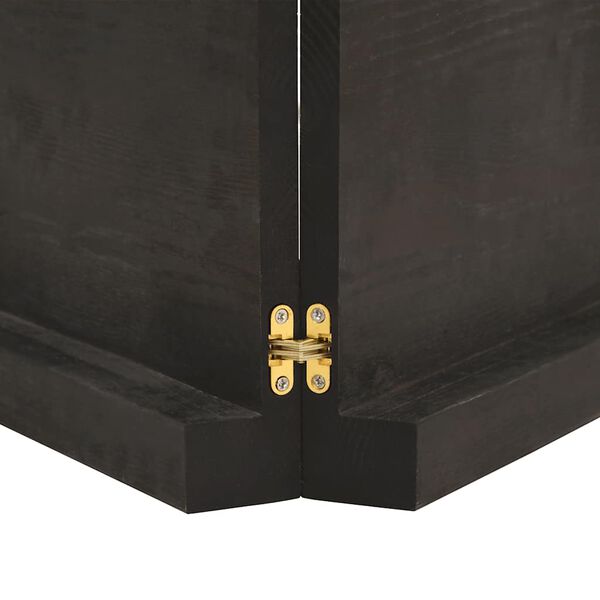 vidaXL Sieninė lentyna, tamsiai ruda, 180x40x(2-6) cm, ąžuolo masyvas