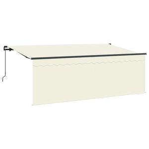 vidaXL I&scaron;traukiama markizė Kreminė 350 x 200 cm