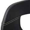 vidaXL Valgomojo kėdės, 4vnt., juodos, i&scaron;lenkta mediena, dirbtinė oda