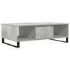 vidaXL Kavos staliukas, betono pilkas, 104x60x35cm, apdirbta mediena