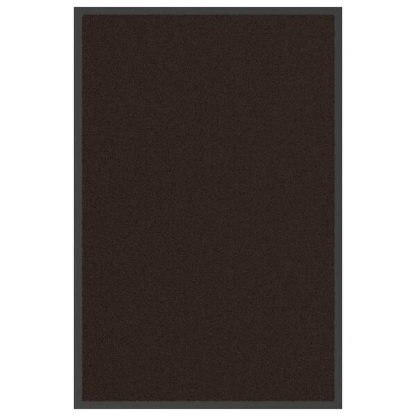 vidaXL Durų kilimėlis, rudos spalvos, 60x90cm