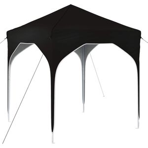 vidaXL Pop-up &scaron;ventinis palapinė 194 x 194 x 245 cm Juoda
