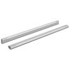 vidaXL Spintos strypas 2 vnt. Sidabro 472 x 15 x 29 mm