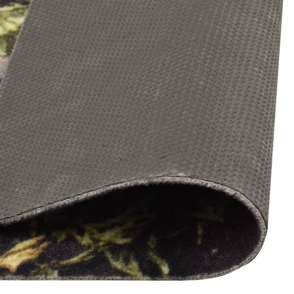 vidaXL Virtuvės kilimas, 60x300cm, plaunamas, su šaukšteliais