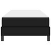 vidaXL Lovos rėmas su čiužiniu Juoda 90 x 200 cm audinys