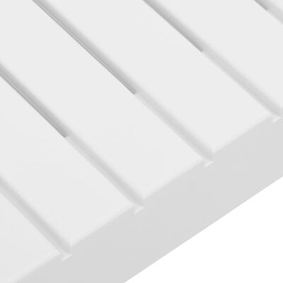 vidaXL Poilsio komplektas su pagalvėlėmis, 2 dalių, baltas, plastikas