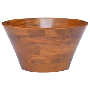 vidaXL Praustuvas, skersmuo 40x20cm, tikmedžio medienos masyvas