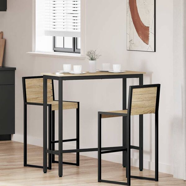 vidaXL staliuku Sonoma ąžuolas 100 x 40 x 100,5 cm