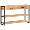 vidaXL Šoninė spintelė, 120x30x75cm, akacijos medienos masyvas