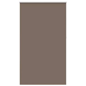 vidaXL Roletas, neper&scaron;lampamas, kavos spalvos, 130x210 cm, audinys, plotis 126,6 cm, poliesteris