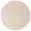 vidaXL Neslystantis plaukuotas kilimas Kreminė 120 x 120 cm PP