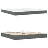 vidaXL Lovos rėmas su čiužiniu su čiužiniu 2 pcs Blanki pilka audinys
