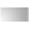 vidaXL LED vonios veidrodis Skaidrus 80 x 40 cm grūdintas stiklas