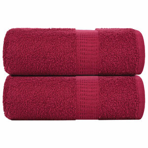 vidaXL Rank&scaron;luosčiai FROGN, 2 vnt., bordo spalvos, 30x30 cm, 360 g/m&sup2;