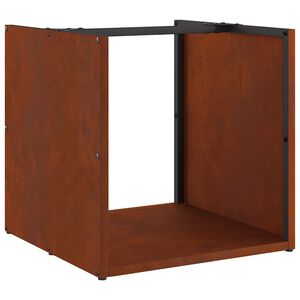 vidaXL malkinė lentyna 40x40x40 cm oro sąlygoms atsparus plienas