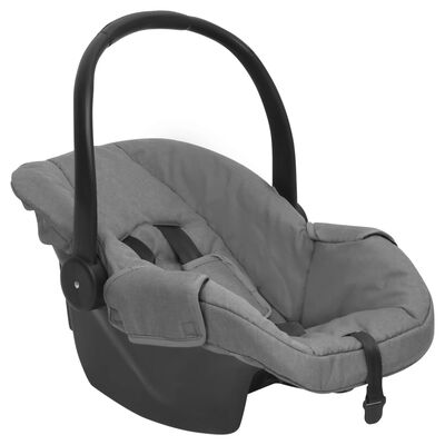 vidaXL Automobilinė kėdutė kūdikiams, pilkos spalvos, 42x65x57cm