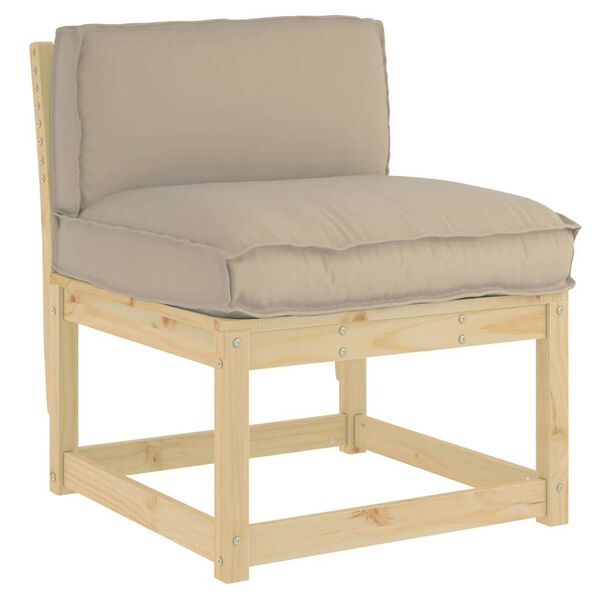 vidaXL Pagalvėlė Taupe 70 x 40 x 12 cm Oksfordo audinys