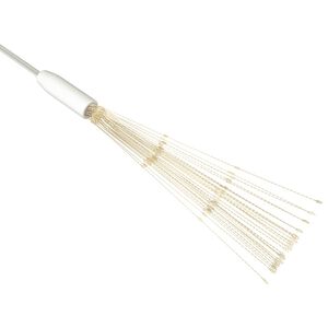 vidaXL Kalėdinis lauko &scaron;viestuvas fejerverkas, &scaron;iltas baltas, 20cm