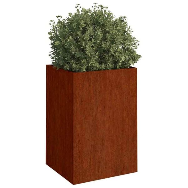 vidaXL Lovelis, 42x38x75cm, Corten plienas