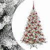 vidaXL Dirbtinė Kalėdų eglutė su burbulais 150 cm 150 LED &Scaron;ilta balta