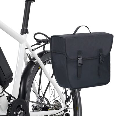 vidaXL Viengubas krepšys dviračio bagažinei, juodas, 21l