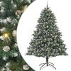 vidaXL Dirbtinė Kalėdų eglutė Žalia 240 cm PVC, plastikas ir plienas