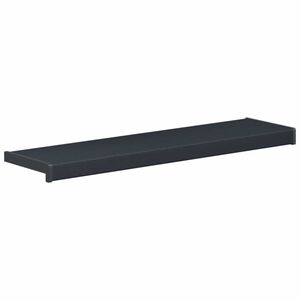 vidaXL Langų palangė Antracitas su medienos tekstūra 60 x 20 x 4,5 cm