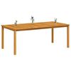 vidaXL Sodo stalas, 200x100x74cm, akacijos medienos masyvas