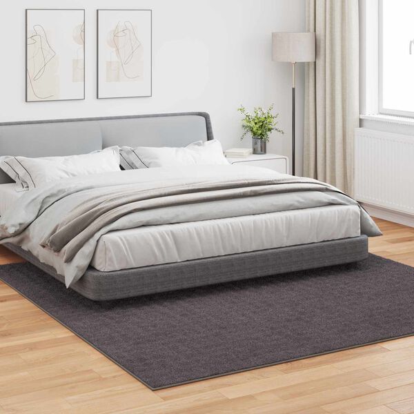 vidaXL Zoninės kiliminės dangos HUARTE Antracitas 240 x 240 cm