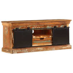 vidaXL TV spintelė, 110x30x45cm, perdirbtos medienos masyvas