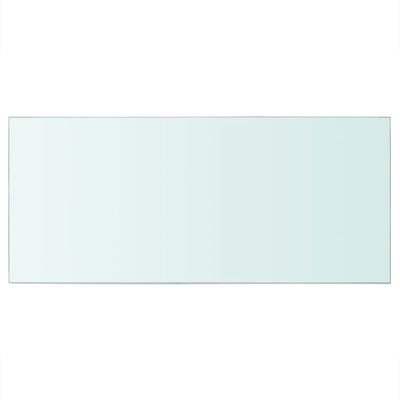 vidaXL Lentynos plokštė, skaidrus stiklas, 50x25 cm