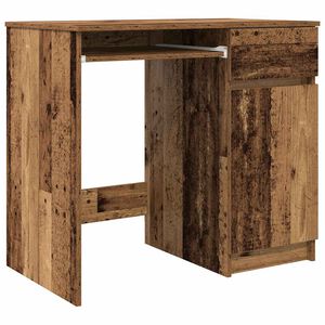 vidaXL Ra&scaron;omasis stalas, medienos, 86x49x76 cm, apdirbta mediena