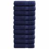vidaXL Rank&scaron;luosčiai rankoms, SOLUND, 10vnt., mėlyni, 50x100cm, 600g/m&sup2;