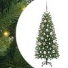 vidaXL Dirbtinė Kalėdų eglutė Žalia 120 cm PE ir PVC