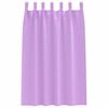 vidaXL Užuolaidos su žiedais, blokuojančios &scaron;viesą 2 pcs Violetinė