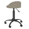 vidaXL Pasukamos valgomojo kėdės, 2vnt., &scaron;viesiai pilkos, aksomas