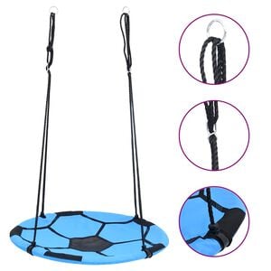 vidaXL Gandro lizdo sūpynės, 100cm, futbolo dizaino