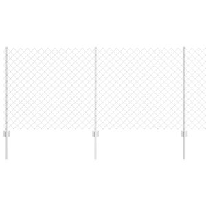 vidaXL Grandininės tvoros su stulpeliu 25 x 1 m Galvanizuotas plienas