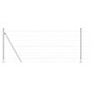 vidaXL Tvorelės stulpas Cinkuotas 50 x 1 m Plienas