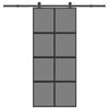 vidaXL Stumdomos durys su įrangos rinkiniu, 90x205cm
