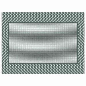 vidaXL Lauko kilimas &bdquo;Chevron&ldquo; ARAKIL Žalia ir balta 400 &times; 300 cm