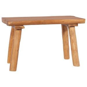 vidaXL Sodo suoliukas, 80cm, tikmedžio medienos masyvas