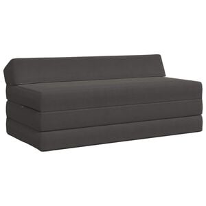 vidaXL Sulankstomas Sofos Lova Tamsiai pilka 120 x 60 x 49 cm Audinys