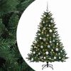 vidaXL Dirbtinė kalėdinė eglutė su rutuliuku 150 cm 150 LED